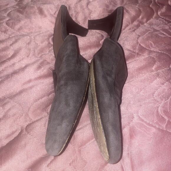 Maryam Nassir Zadeh Suede Andrea Mules‎ Size 38.5 Chocolate Brown - Picture 9 of 11